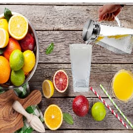 Copos agua suco  copo de vidro Jogo 6 Copos Quadrado Texas Vidro 320ml kit de copos