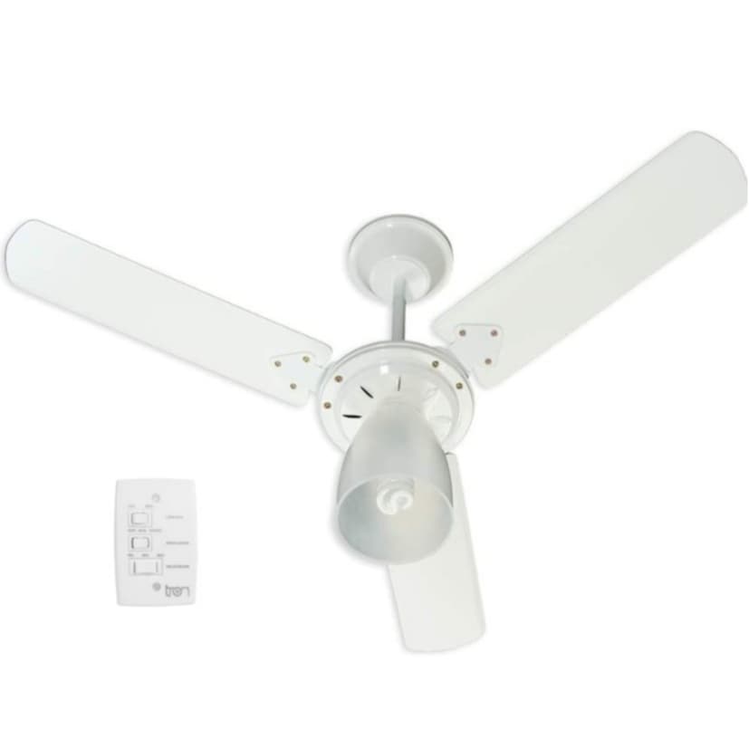 Ventilador de Teto Tron Marbella com Lustre 130w Branco
