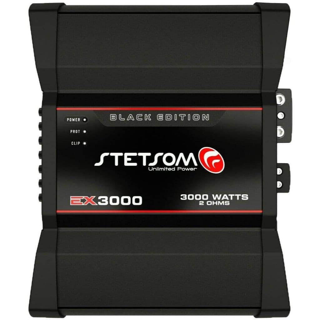 Modulo Amplificador Stetsom 3000 Rms EX-3000 Black Export Line Mono Digital 1 Canal 1 Ohms
