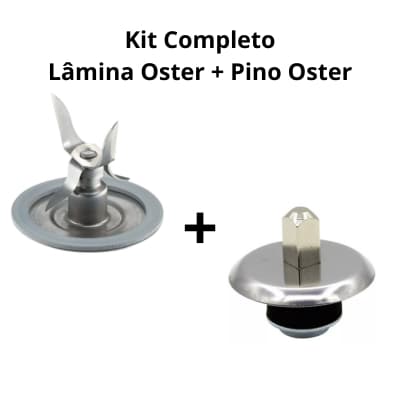 Kit Completo Lâmina Oster 04 Facas + Pino de Fixação