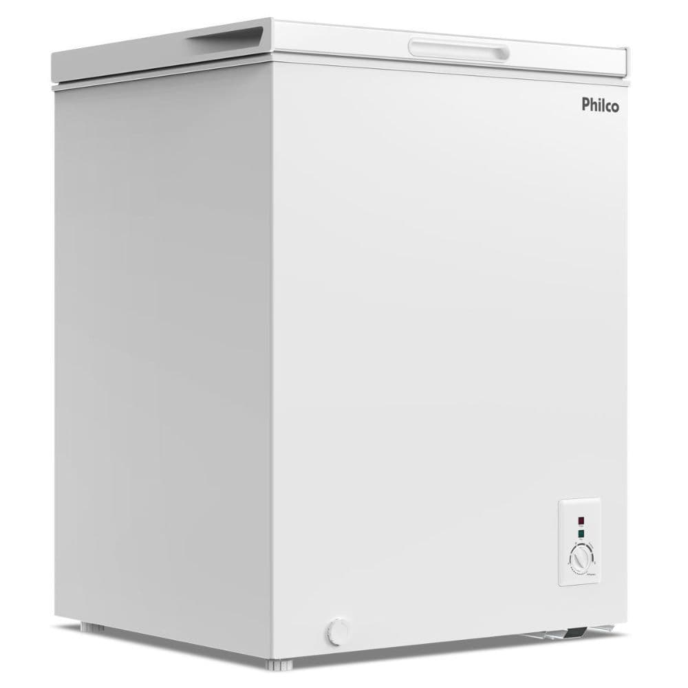 Freezer horizontal branco Philco 140L 1 porta PFH160B