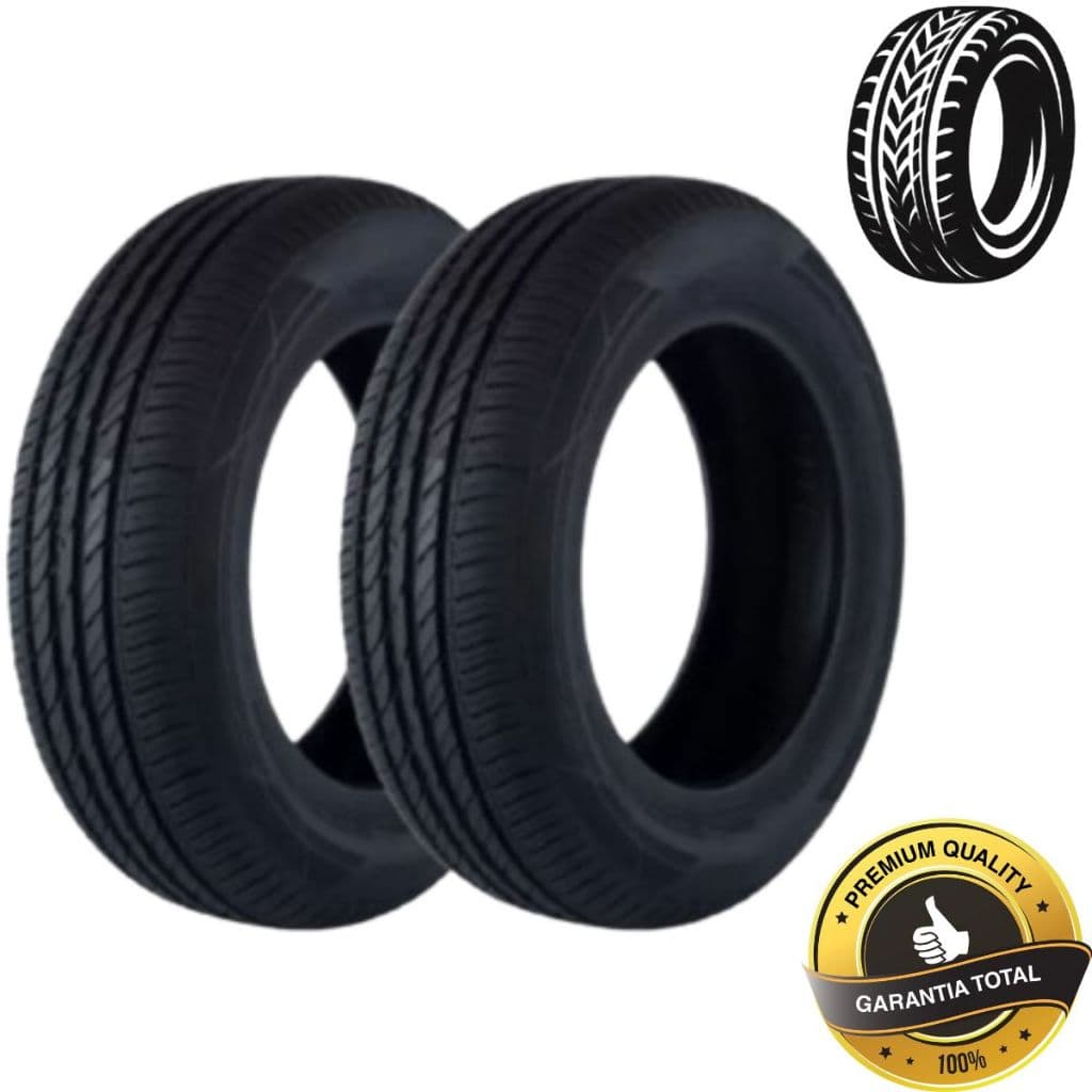 Kit 2 Pneus Aro 15 - 175/65 R15 Remold Linha Premium Garantia Selo do Inmetro Pneu