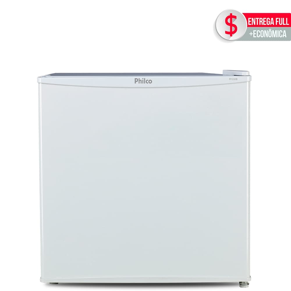 Frigobar Philco 47 Litros Branco Compacto com Porta de Vidro