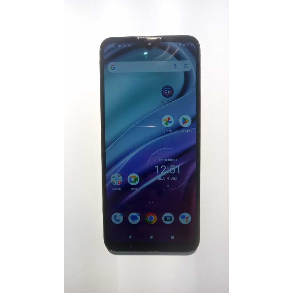 Celular Moto g20 azul 64gb 4gb Ram Cam 48mpx processador Octa Core 1.8ghz com biometria