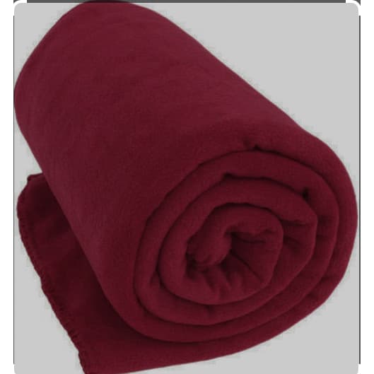 Cobertor infantil de microfibra vermelho escuro Parahyba 3668