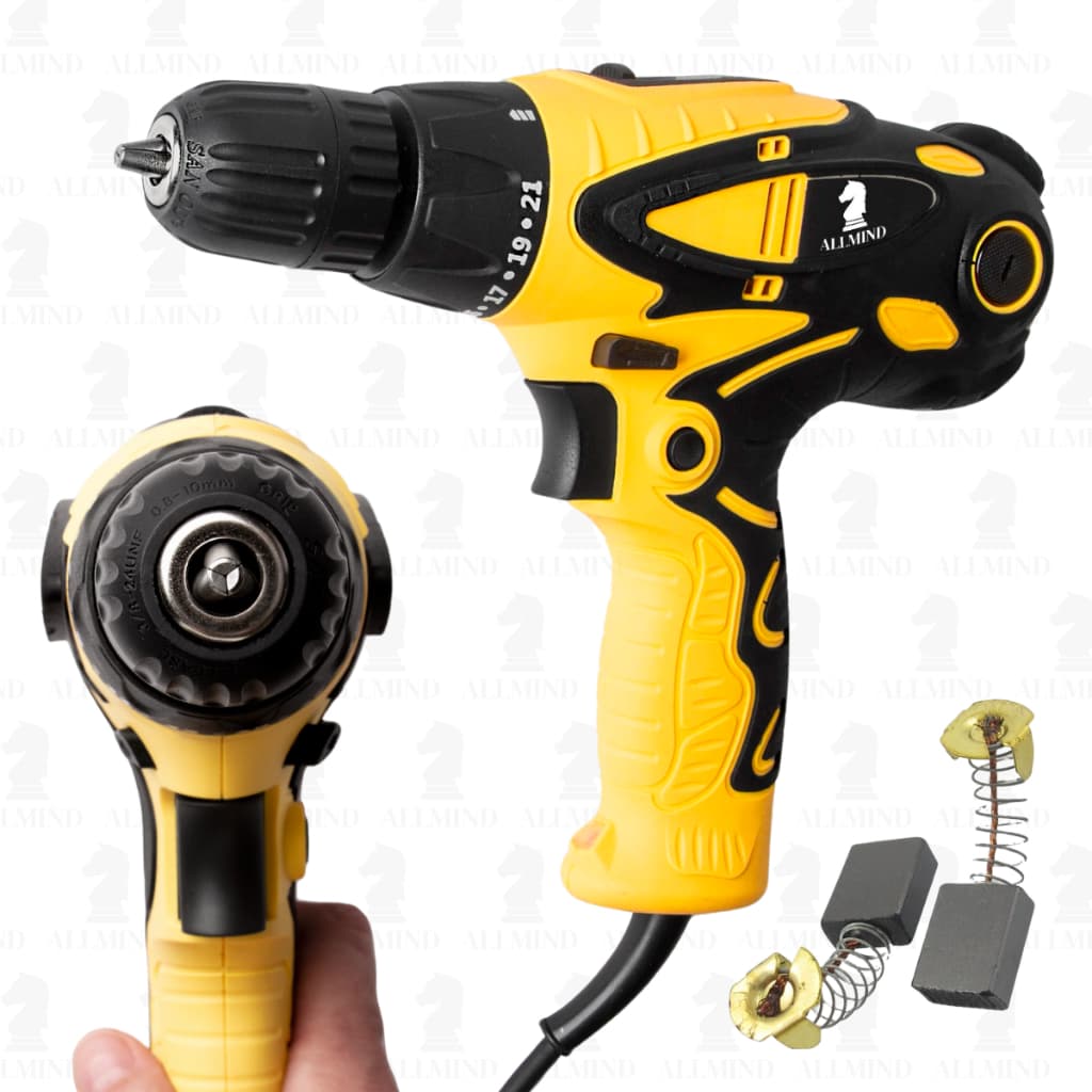 Parafusadeira Elétrica Ajuste De Torque 450w Parafusadeira Portatil Profissional E Furadeira