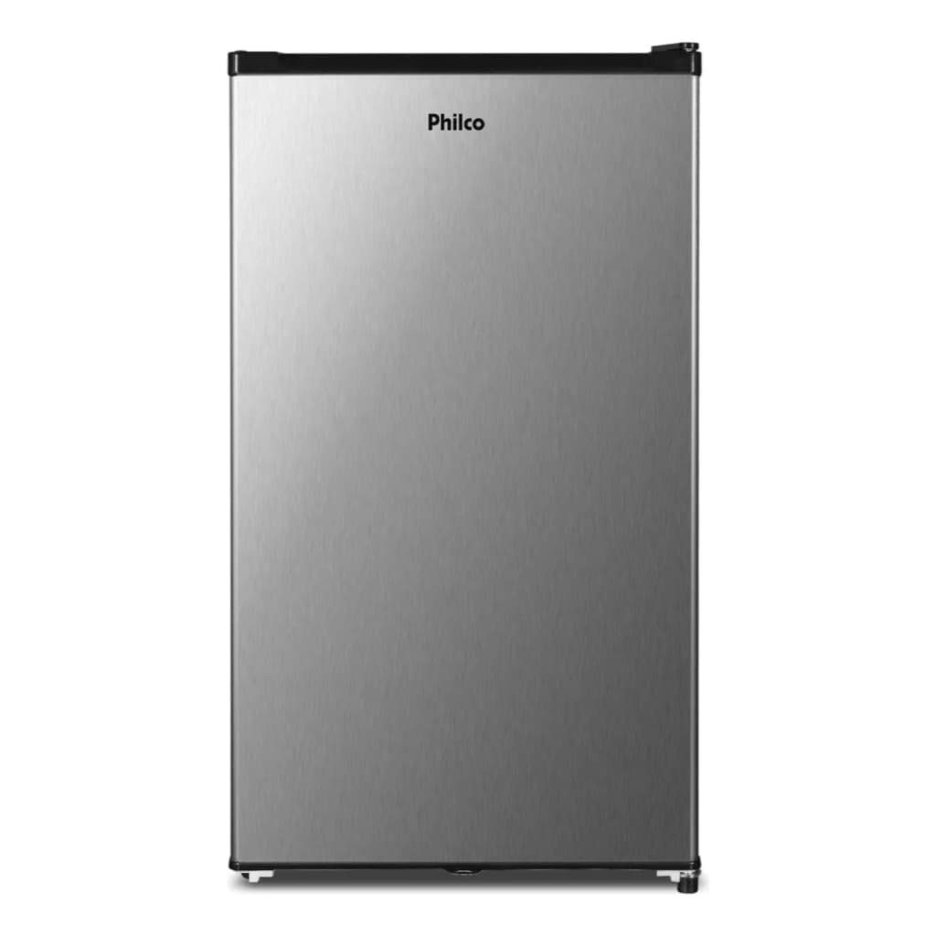 Frigobar Philco 92L PFG111I 6 Níveis de Ajuste 127v, cor prata metálico