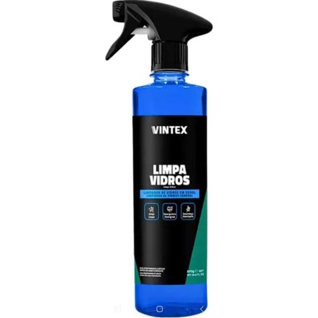 Produto Limpa Vidros 500ml Remove Manchas Automovel Vintex