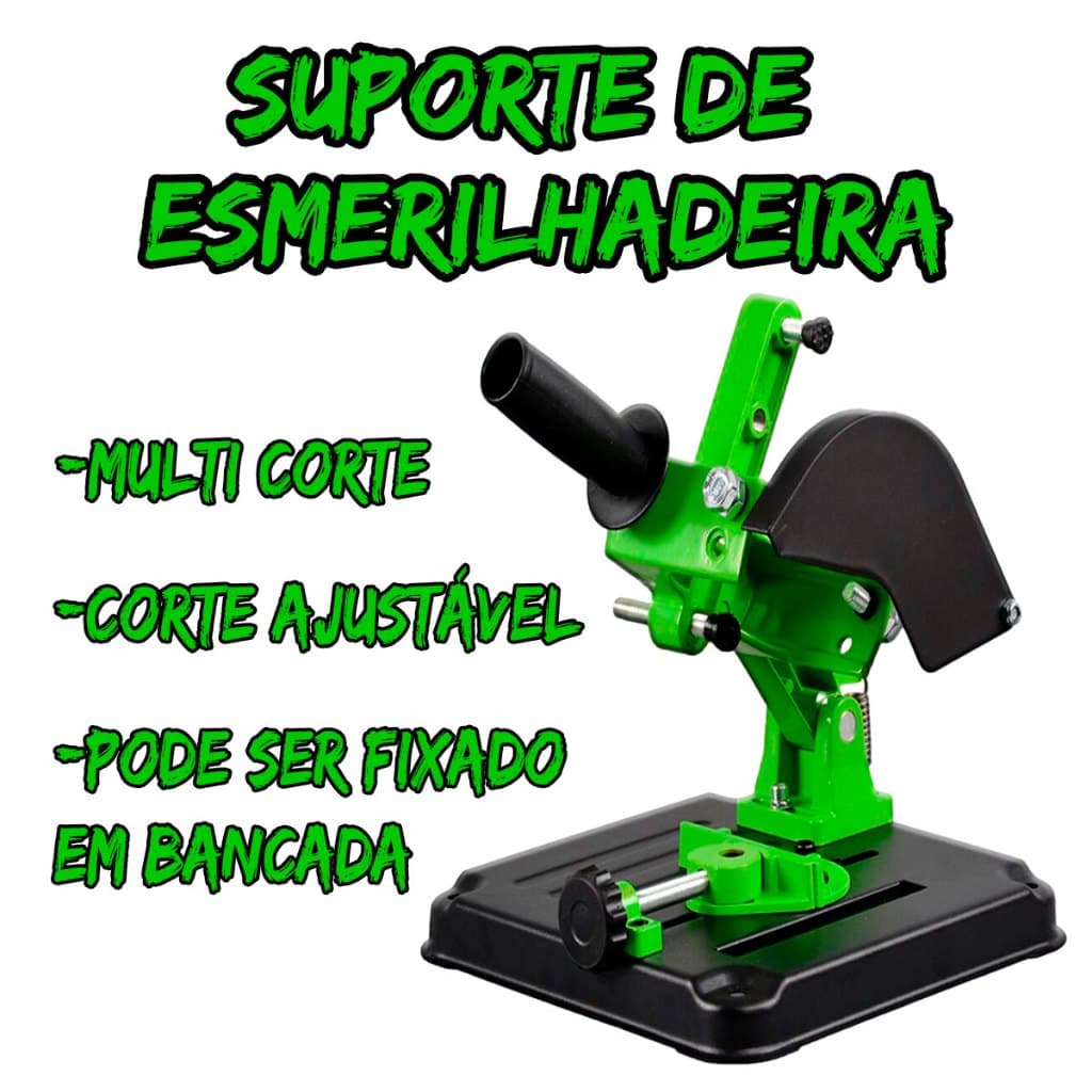 Suporte de bancada ajustável para esmerilhadeira angular 115-125mm
