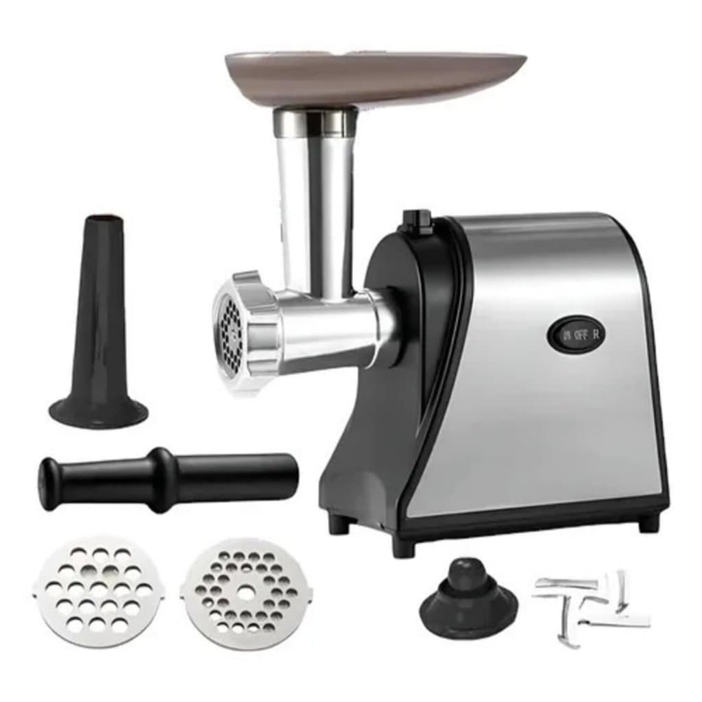 Moedor elétrico de carne 110v 1500w com acessórios