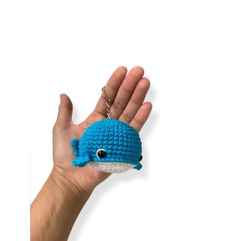 Chaveiro lembrancinha maternidade chá de bebê aniversário fundo do mar amigurumi crochê personalizado