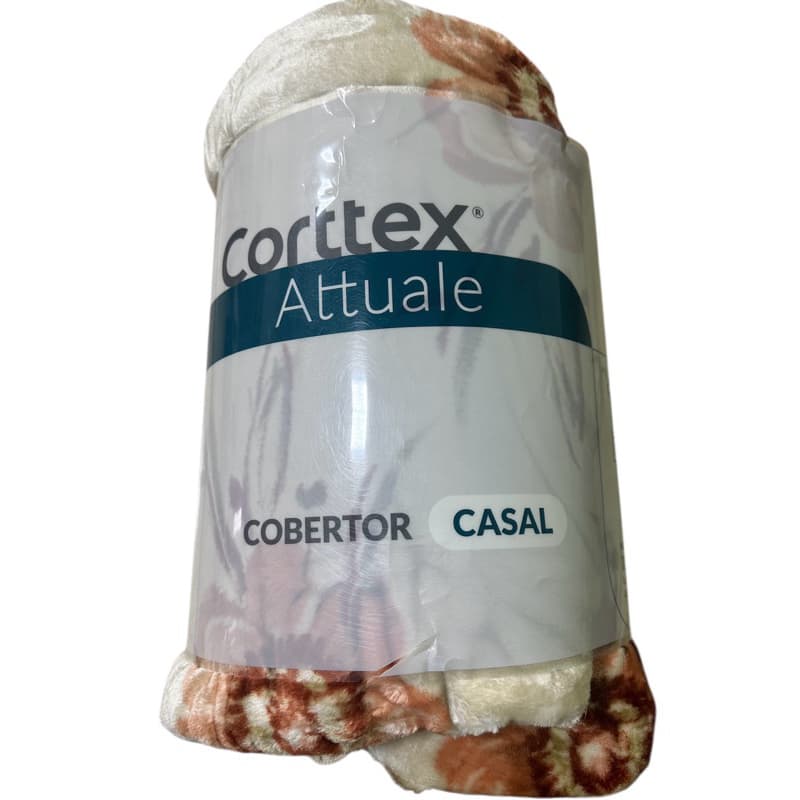 Cobertor Raschel Cama Casal Antialérgico Coberta Corttex Soft 400gm2 para o Frio e Inverno