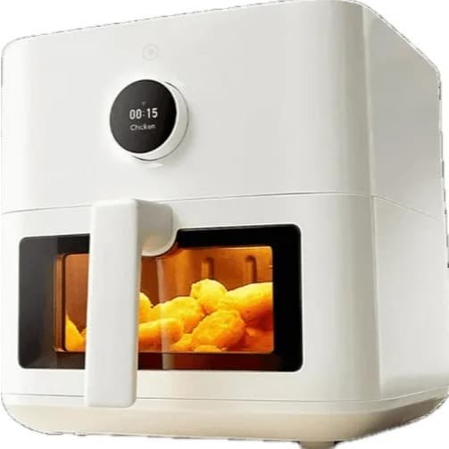 Fritadeira elétrica branca Xiaomi Smart Air Fryer Pro com fritura de batata