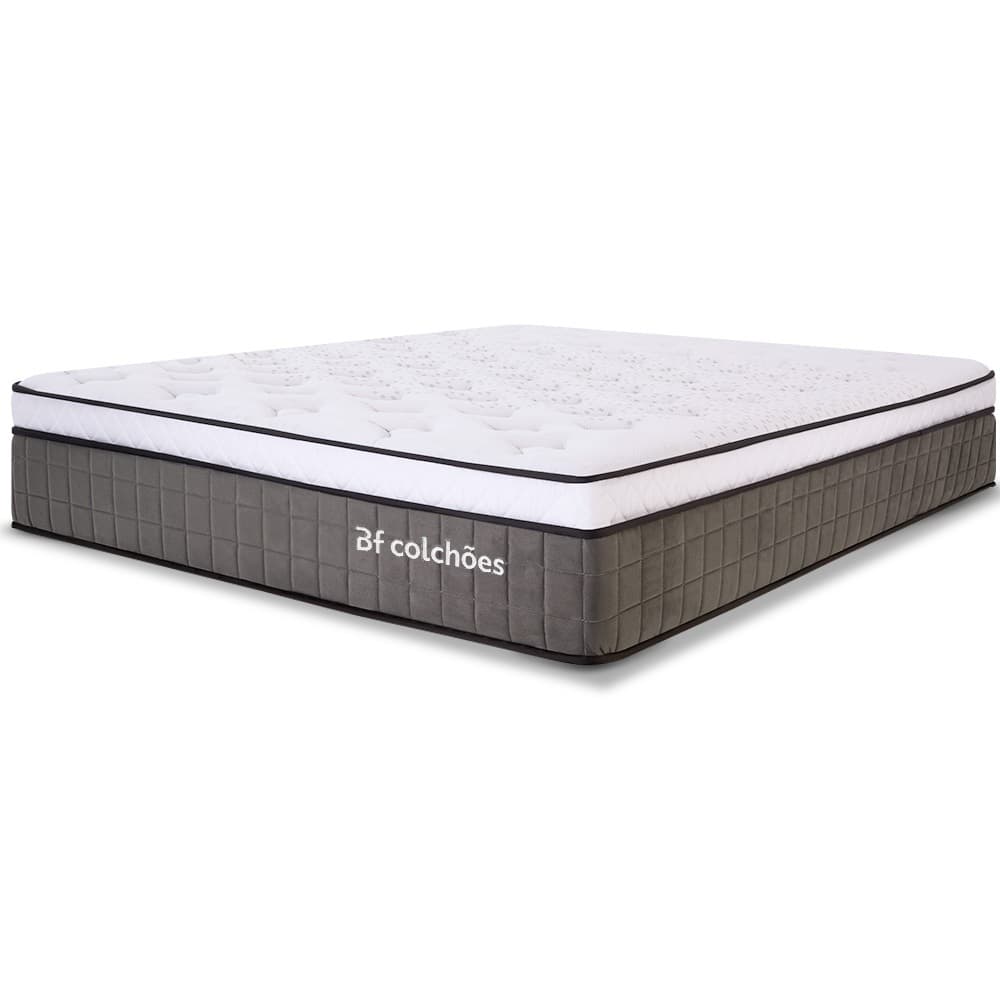Colchão Viúva Mola Ensacada Espuma D33 Viscoelástico 128x188 BF Colchões