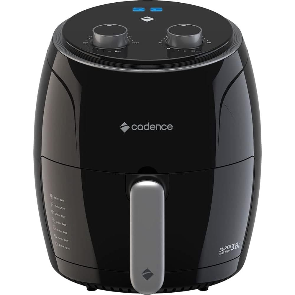 Fritadeira Air Fryer Cadence FRT410 3,8L 1300W Preto 110V