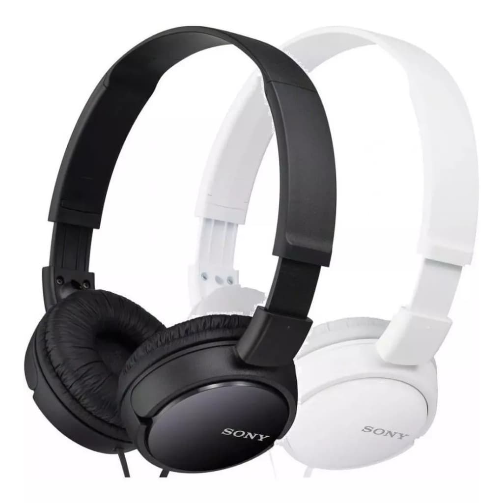 Fone de Ouvido Gamer Sony ZX Series MDR-ZX110 Preto e Branco