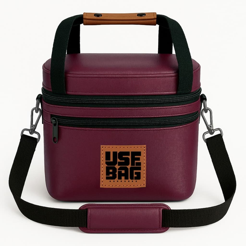 Bolsa Térmica Fitness Porta Marmita Preto Lancheira Dieta Marmiteira Trabalho Escola Alça Piquenique