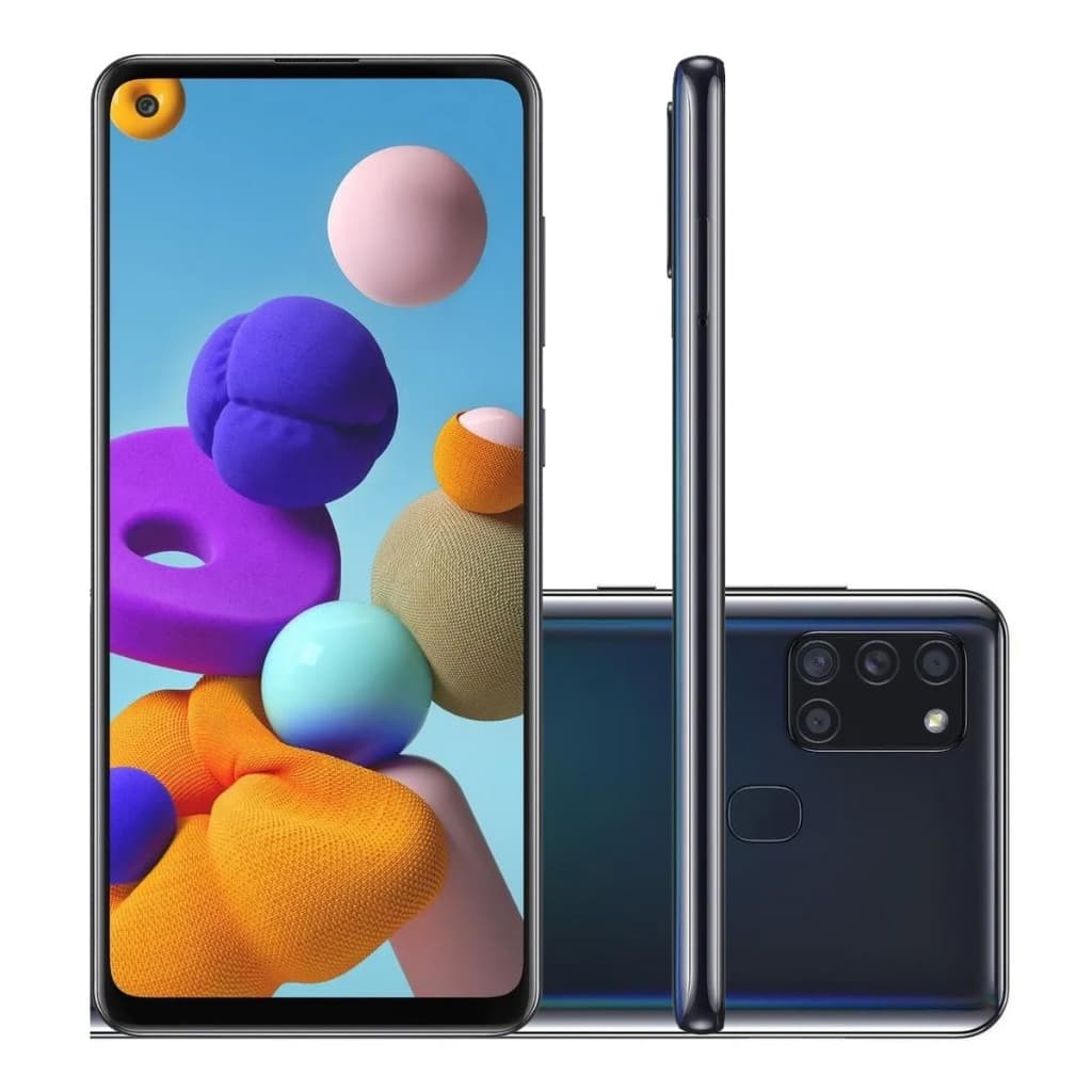 Smartphone Samsung Galaxy A21S 4G 64GB 4GB Ram 6.5'' Câmera 48Mp