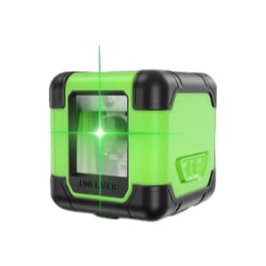 Nível Laser Huepar 2 Linhas Verde A011G Autonivelante, laser verde visível, perspectiva frontal