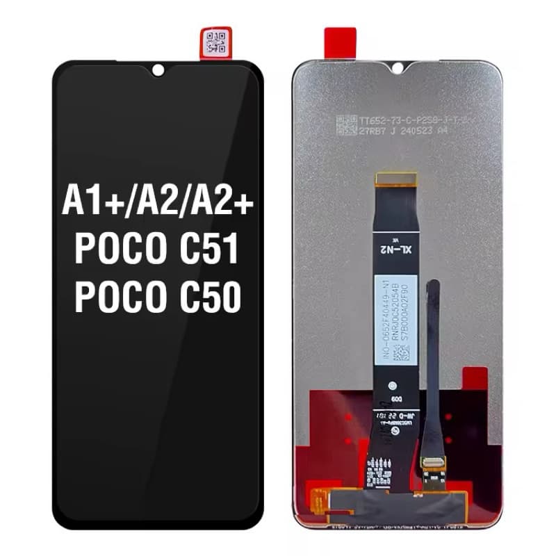 Tela display frontal compatível Xiaomi Redmi A1 A1+ A2 A2+ Poco C51 C50