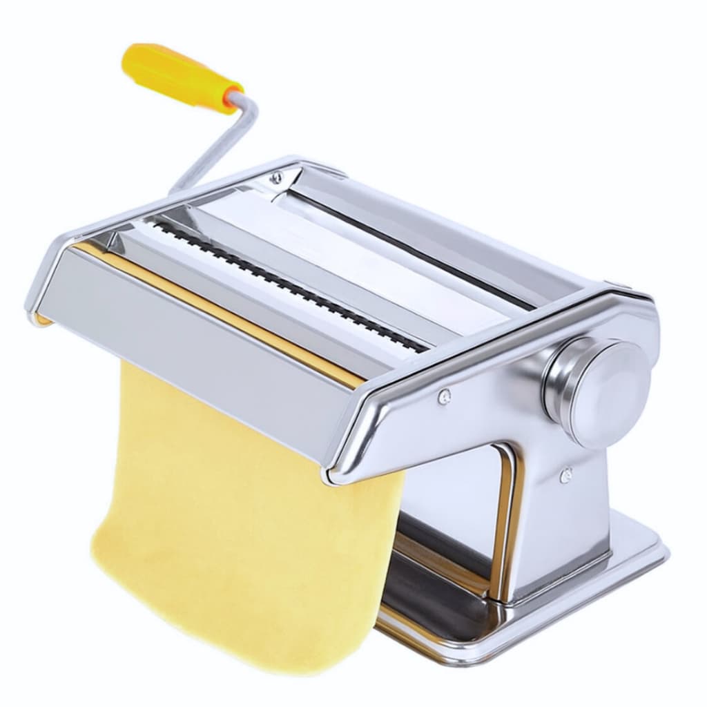 Máquina De Macarrão 3 Massas Cilindro Inox Lasanha Fettuccine