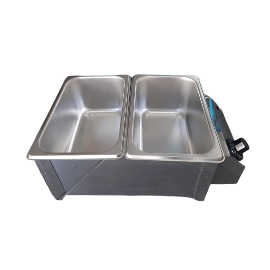 Derretedeira elétrica de 2 cubas de 5kg com controle de temperatura