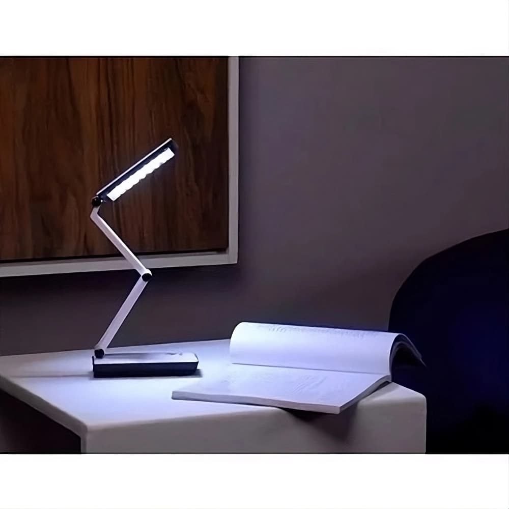 Luminária DE MESA Portátil  LUZ POTENTE Abajur Mesa 24 Led Dobrável Recarregável fofo clean minimalista
