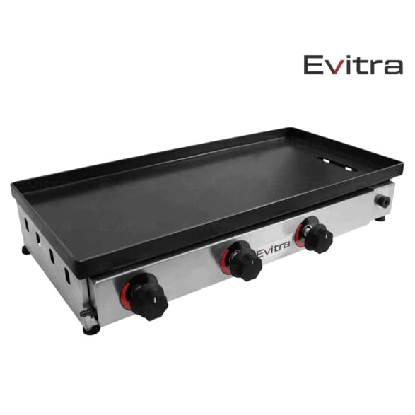Chapa de lanche industrial profissional em 5mm para food trucks, lanchonetes, bares e restaurantes