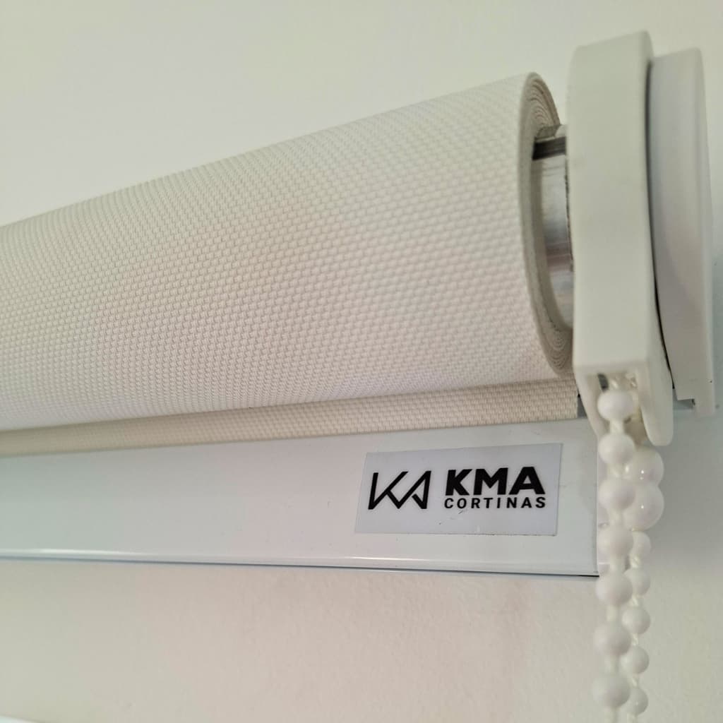 Persiana TELA SOLAR Branca Screen 1% 0,70 / 1,00 / 1,20 Branca Para Apartamento Sala