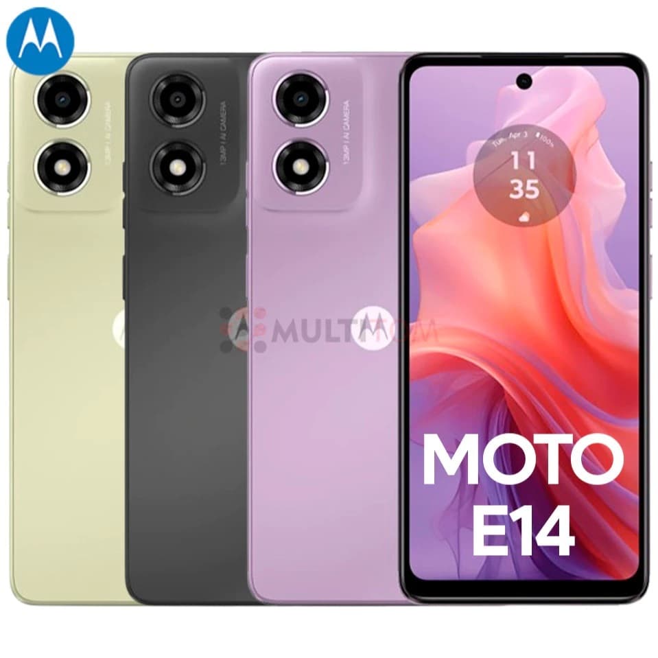 Smartphone Motorola Moto E14 Dual Sim 64Gb 2Gb Ram Cinza (Lacrado)