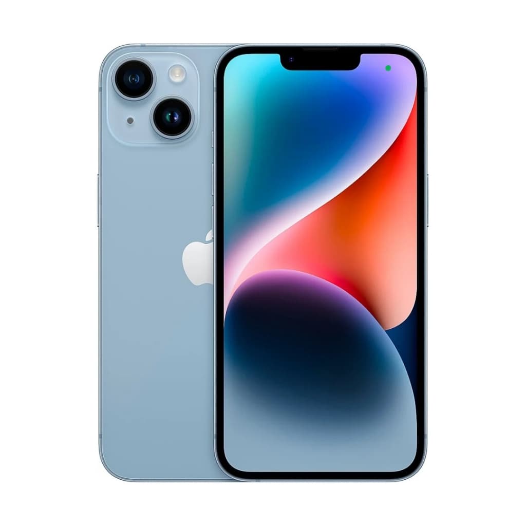 iPhone 14 azul 128GB em perfeito estado pronto para uso