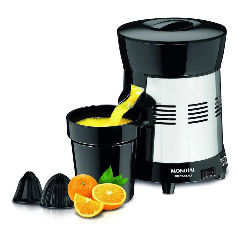 Extrator de Sucos E-10 Turbo Premium 250W Cor Preto Bivolt