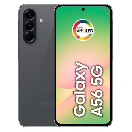 Smartphone Samsung Galaxy A56 128GB 8GB RAM 5G Cinza com Tela AMOLED