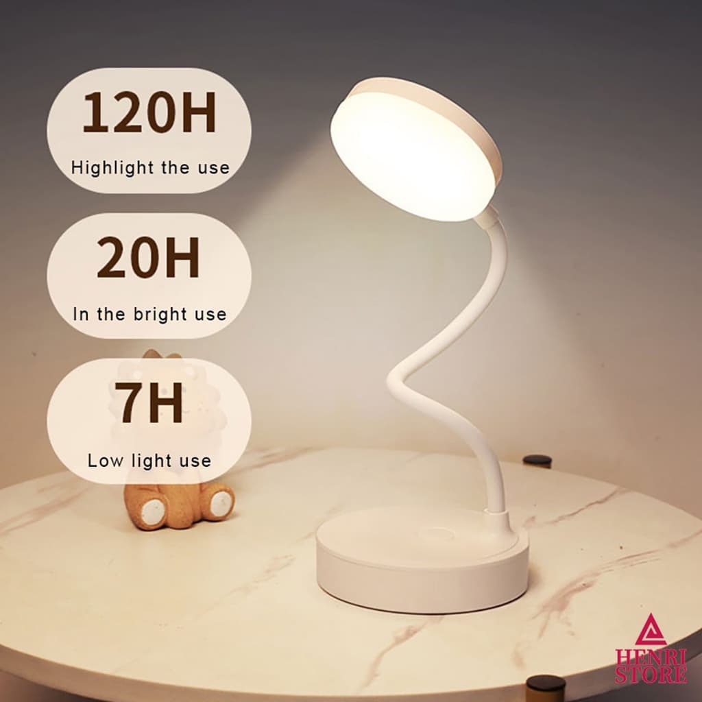 Luminária De Mesa Recarregáveis LED Com Proteção Os Olhos USB Lâmpada De Mesa Para Quarto Dormitório