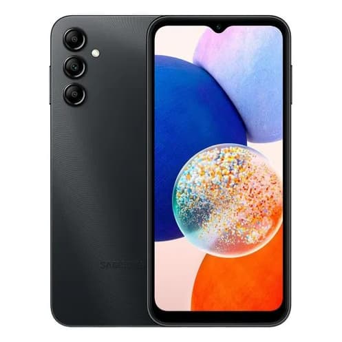 Smartphone Samsung Galaxy A14 5G 128GB 4GB RAM Preto, frente