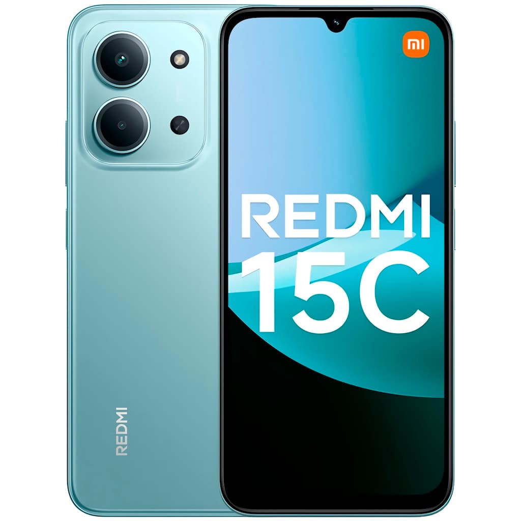 Xiaomi Redmi 15C - Smartphone com câmera traseira tripla e logo Xiaomi