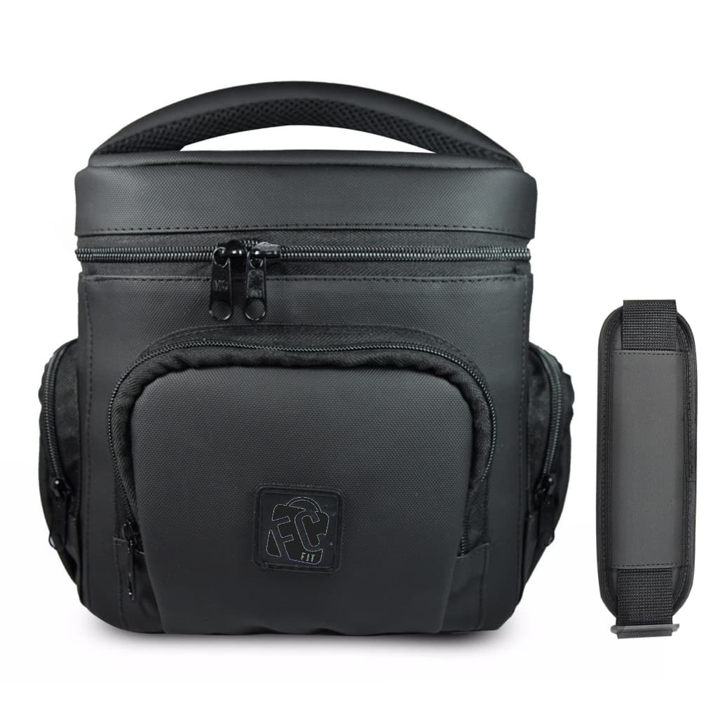Bolsa Térmica Luxo Impermeavel Emborrachada Academia Viagem Camping Necessaire Lancheira Marmiteira Fitness Preto