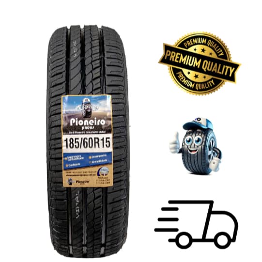 1 Pneu Aro 15 - 185/60/R15 Remold - GP 50 - Qualidade Inmetro