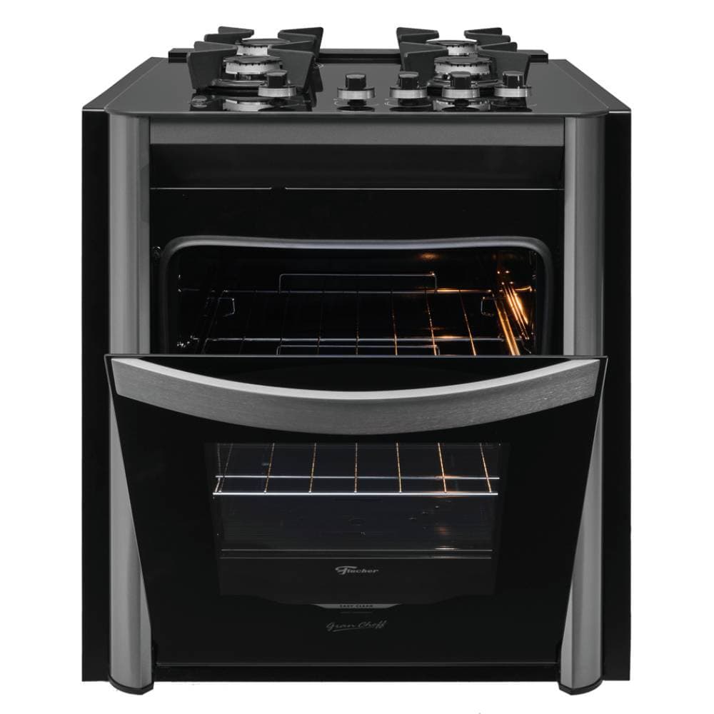 Fogão Fischer Gran Cheff de Embutir 4 Bocas com Forno Iluminado
