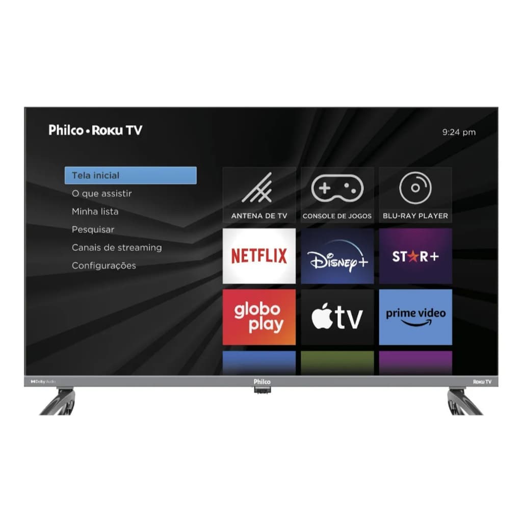 Smart TV Philco 32 polegadas Roku TV LED Wi-Fi HDMI USB