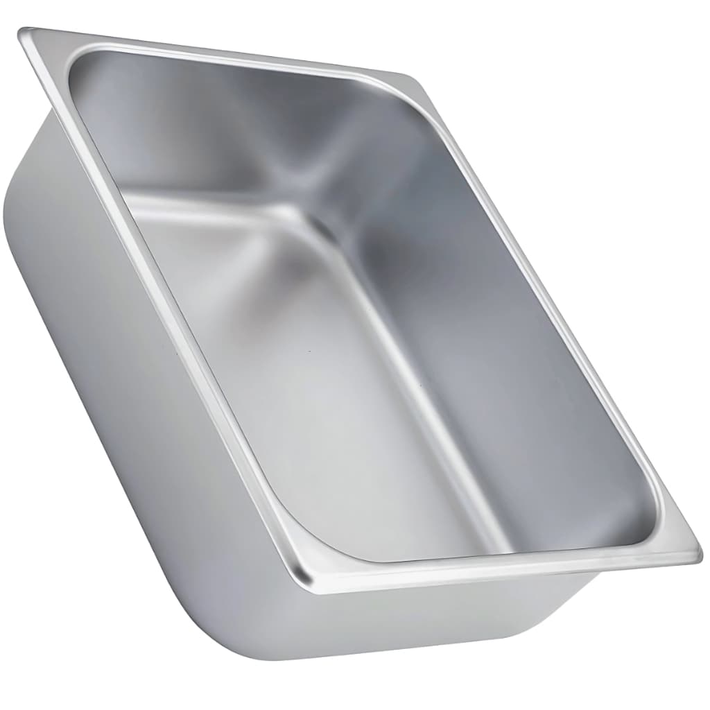 Cuba Gastronomica Buffet Gn Inox 1/2 X 100mm Inox 304 Restaurante Cozinha Assadeira Inoxidavel