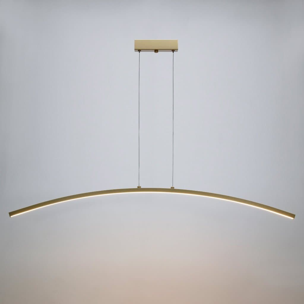 Luminaria Pendente LuminaLux Fit PLX0022 Curvo Led Linear