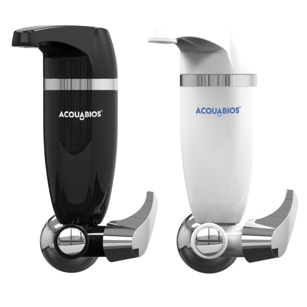 Filtro Purificador de Agua Premium Single para Parede Cozinha Acquabios Branco / Preto