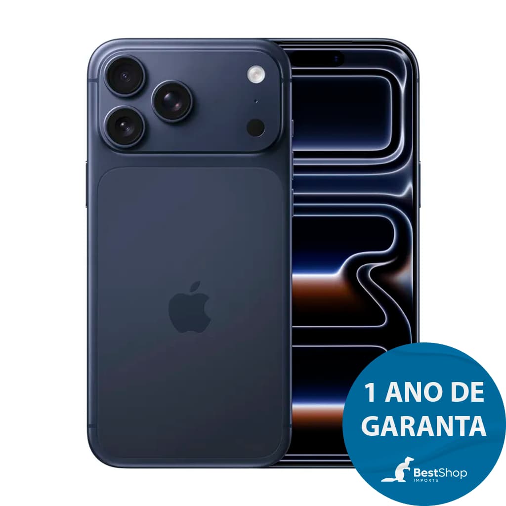iPhone 17 Pro Max 256GB 5G eSIM Dual Original Apple Novo Lacrado 1 Ano Garantia