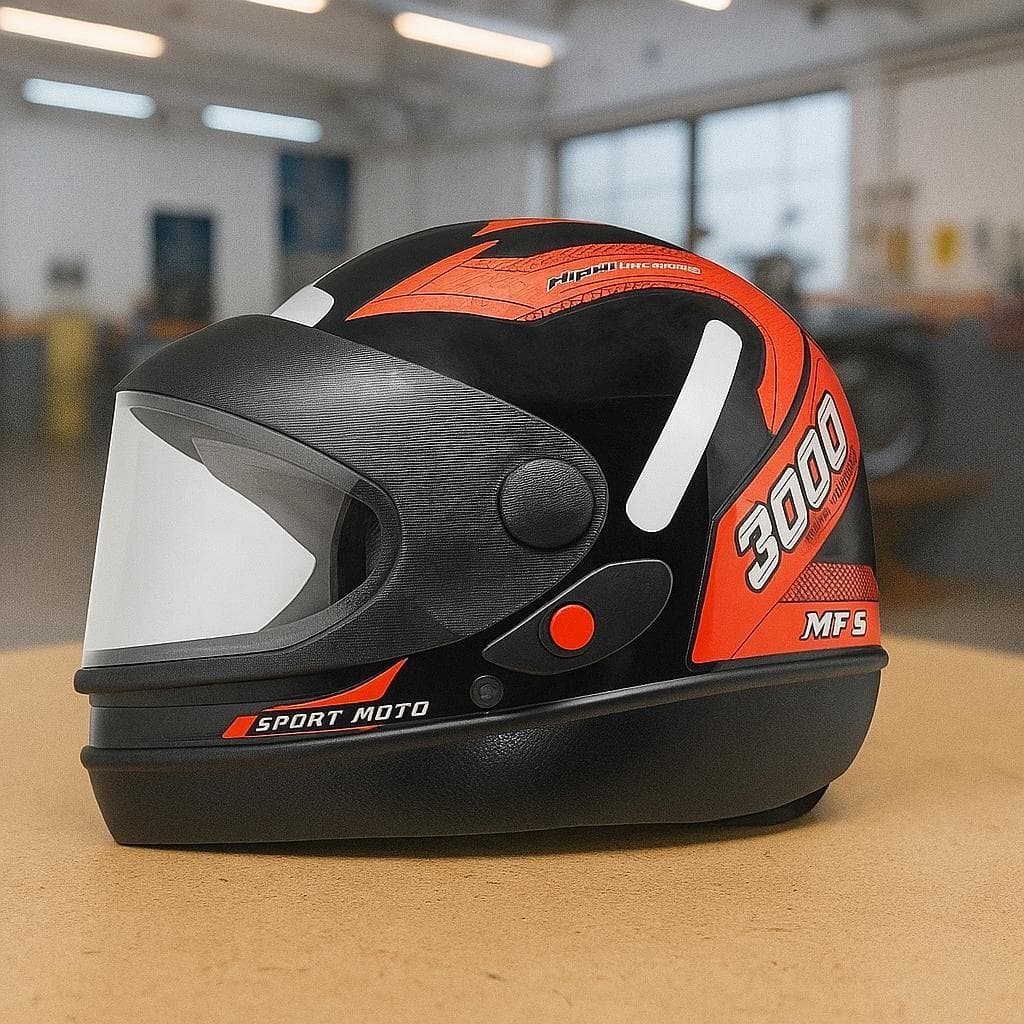 Capacete Pro Tork Mixs Automático New 3000 Vermelho Tamanho 58 Capacete Masculino