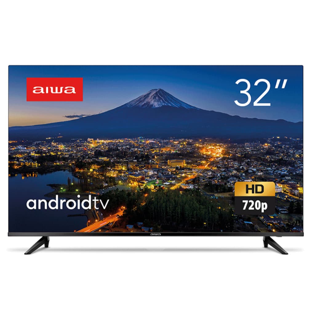 Smart TV AIWA 32 polegadas DLED Android HD com borda ultrafina