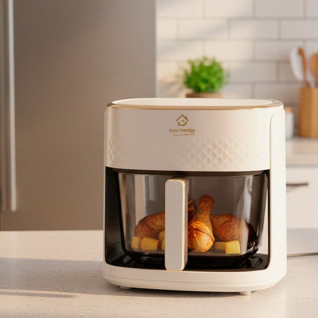 Air Fryer 4,5L Fritadeira Elétrica Sem Óleo Saudável Forno Elétrico Air Fryer 110V Casa Prestige