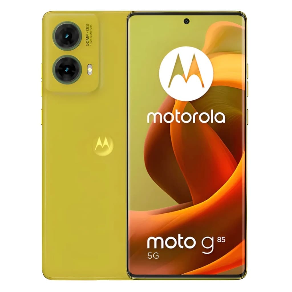 Motorola Moto G85 5G 256 GB Verde 8GB RAM NCF GLOBAL - Imagem traseira amarela