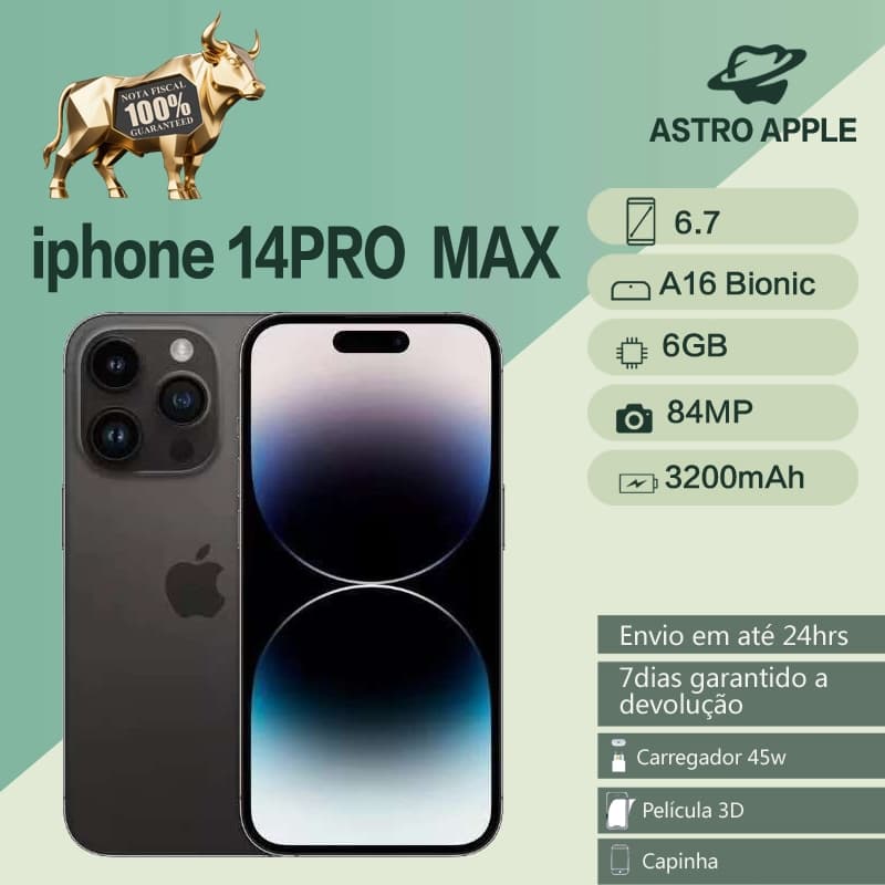 iPhone 14 Pro Max 128gb/256gb 100% original com garantia
