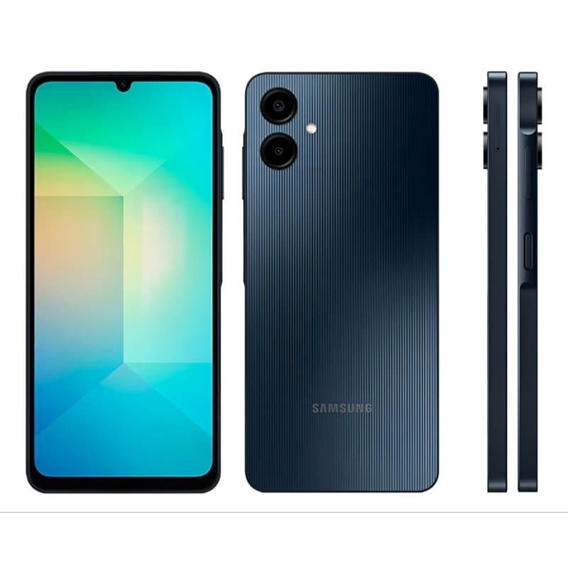 Samsung Galaxy A06 128GB - smartphone com display vibrante, acabamento texturizado e bordas finas